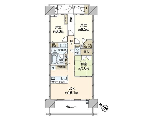 グランファースト千里桃山台7号棟 間取図(平面図) グランファースト千里桃山台7号棟 間取図(平面図)