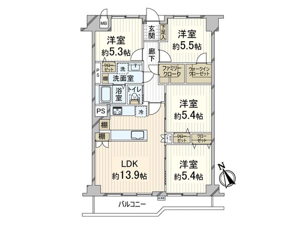 間取図(平面図)