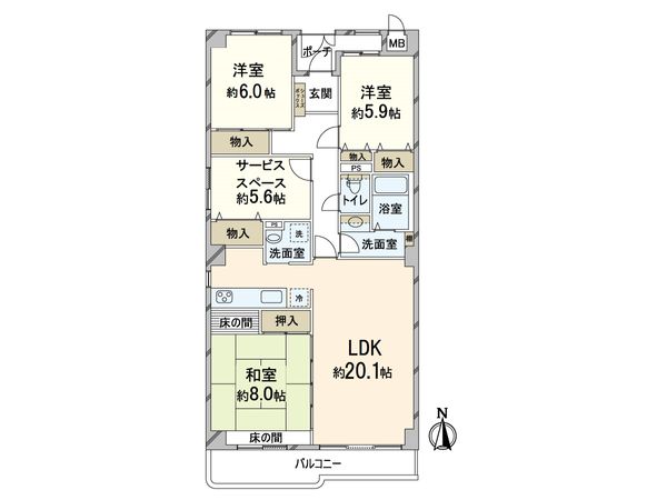間取図(平面図)