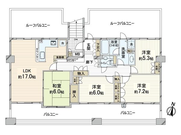 間取図(平面図)