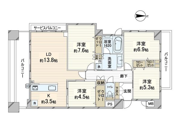 ネバーランド千里古江台 間取図(平面図) ネバーランド千里古江台 間取図(平面図)