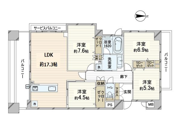 ネバーランド千里古江台 間取図(平面図) ネバーランド千里古江台 間取図(平面図)