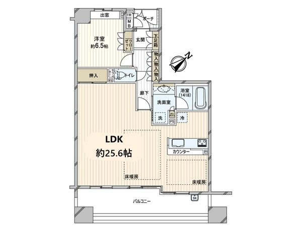 プライムフォート千里中央 間取図(平面図)