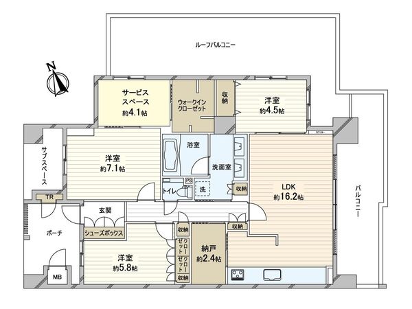 グランドメゾン千里中央東丘 Ⅳ番館 間取図(平面図) グランドメゾン千里中央東丘 Ⅳ番館 間取図(平面図)
