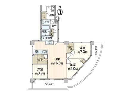 間取図(平面図) 間取図(平面図)