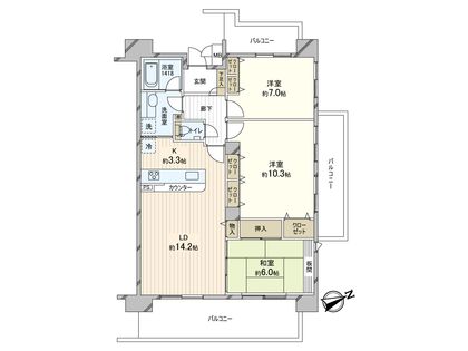 間取図(平面図)
