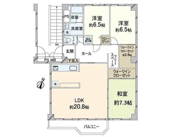 ニューセンバハイツ 間取図(平面図) ニューセンバハイツ 間取図(平面図)