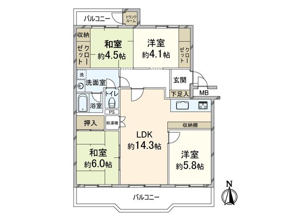 間取図(平面図)