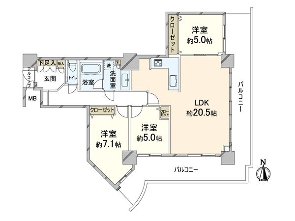 間取図(平面図)