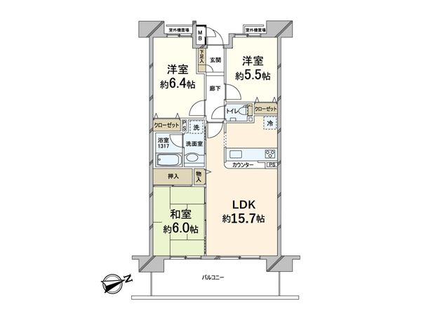 間取図(平面図)