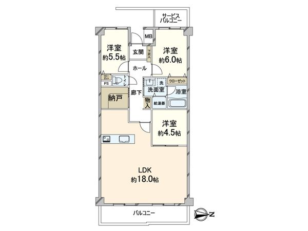 千里南パークマンション 間取図(平面図) 千里南パークマンション 間取図(平面図)