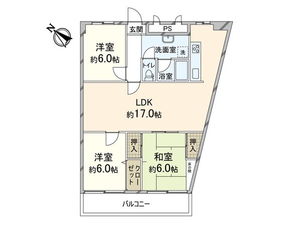 千里ガーデンハイツ 間取図(平面図) 千里ガーデンハイツ 間取図(平面図)