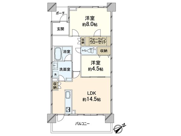 ディーグラフォート千里中央 間取図(平面図)