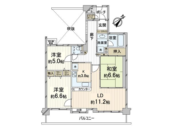 ユニライフ桃山台 間取図(平面図) ユニライフ桃山台 間取図(平面図)