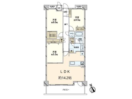 北千里グランドパークスクエア 間取図(平面図)