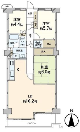 ロイヤルハイツ千里中央 間取図(平面図) ロイヤルハイツ千里中央 間取図(平面図)