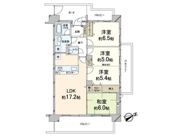 フォルム千里中央 間取図(平面図) フォルム千里中央 間取図(平面図)