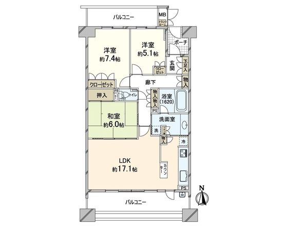 ヴィークコート新千里西町 間取図(平面図) 間取図(平面図)