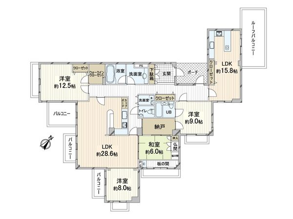 箕面アーバンライフ 間取図(平面図)