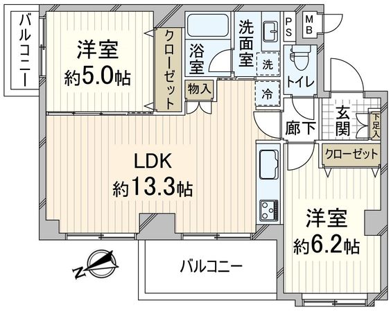 シーアイハイツ千里桃山台C棟 間取図(平面図) 間取図(平面図)