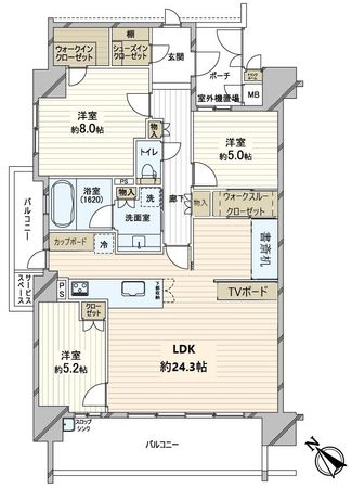 ジオ・ブランズ彩都ひだまりの丘 Hills.2 間取図(平面図) 間取図(平面図)