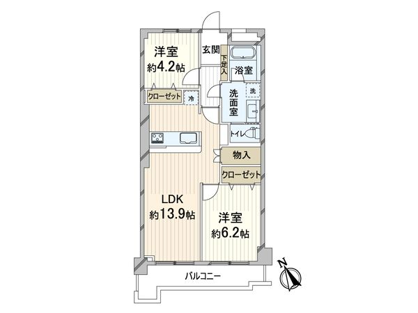 グリーンハウス千里 間取図(平面図)