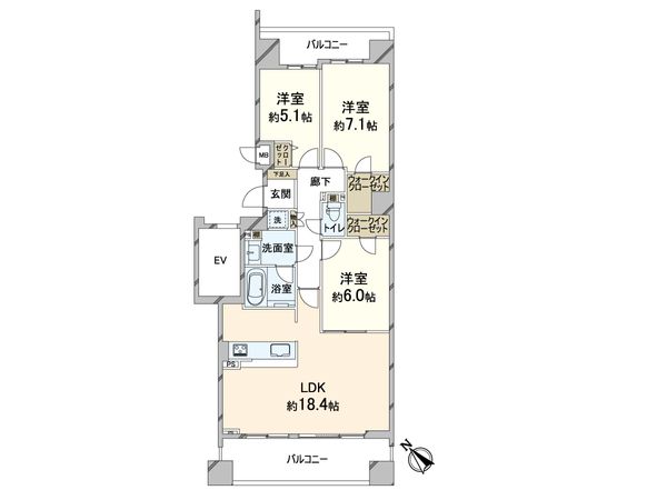 ステイツ桃山台レジデンス 間取図(平面図) ステイツ桃山台レジデンス 間取図(平面図)