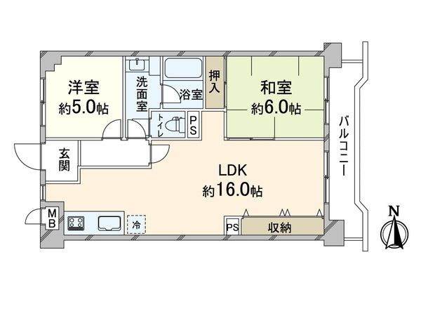 朝日プラザ東豊中Ⅱ 間取図(平面図)