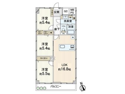 間取図(平面図)