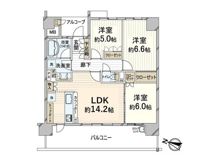 間取図(平面図)