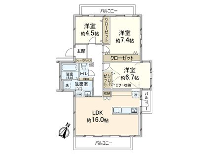 間取図(平面図)