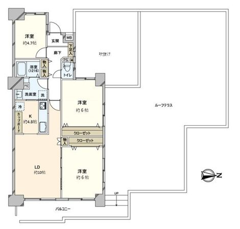 藤和千里ハイタウン 間取図(平面図)