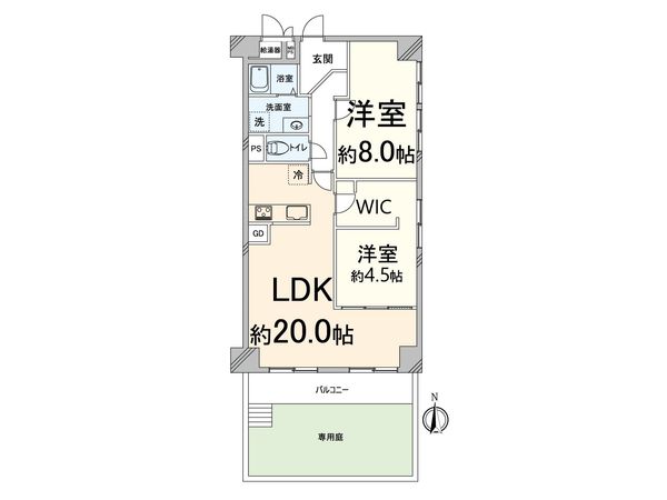 千里グリーンマンション 間取図(平面図) 間取図(平面図)