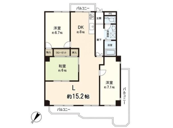 ユニライフ箕面 間取図(平面図) ユニライフ箕面 間取図(平面図)