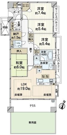 ステイツ箕面 間取図(平面図) ステイツ箕面 間取図(平面図)