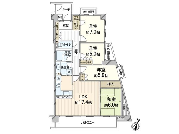 パーク・ハイム千里藤白台 間取図(平面図) パーク・ハイム千里藤白台 間取図(平面図)