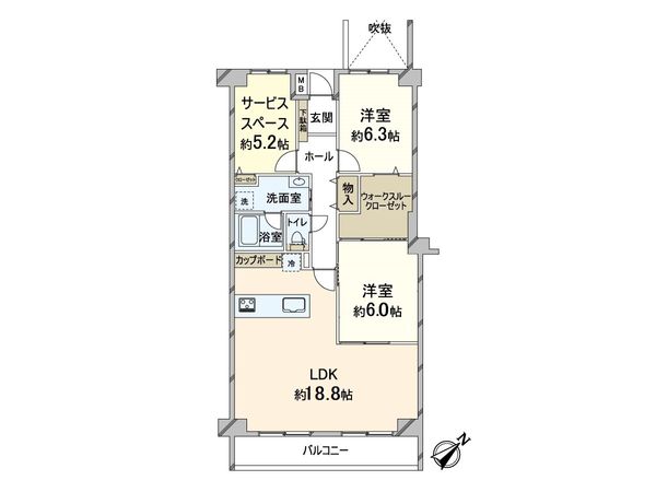 千里中央パーク・ヒルズA棟 間取図(平面図) 千里中央パーク・ヒルズA棟 間取図(平面図)