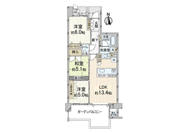 レアルグランデ北千里古江台 間取図(平面図) レアルグランデ北千里古江台 間取図(平面図)