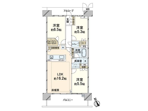 間取図(平面図)