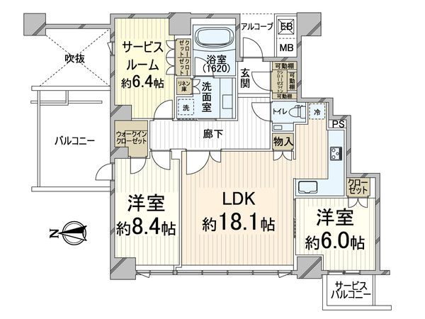 シエリアタワー千里中央 間取図(平面図) シエリアタワー千里中央 間取図(平面図)