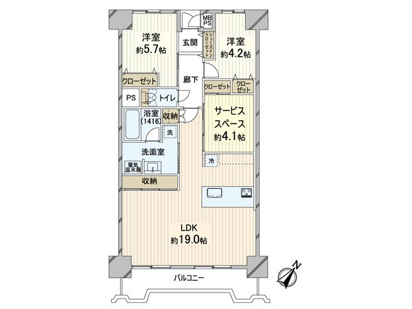 朝日プラザ千里A棟 間取図(平面図) 朝日プラザ千里A棟 間取図(平面図)