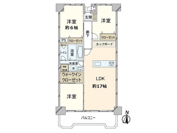 朝日プラザ千里C棟 間取図(平面図) 朝日プラザ千里C棟 間取図(平面図)
