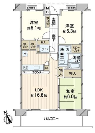 フォルム千里中央 間取図(平面図) フォルム千里中央 間取図(平面図)