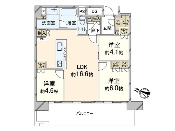 Brillia Tower箕面船場TOP OF THE HILL 間取図(平面図)