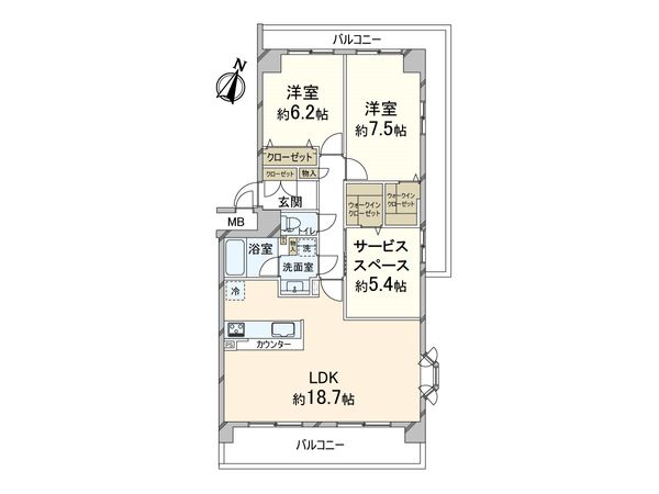 ステイツ千里・藤白台 間取図(平面図)