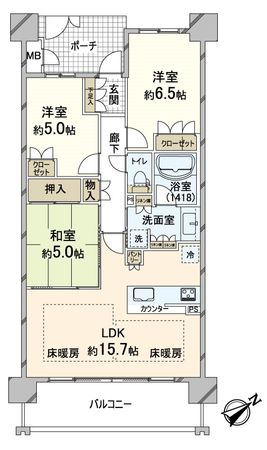 ブランズ千里桃山台 間取図(平面図) ブランズ千里桃山台 間取図(平面図)