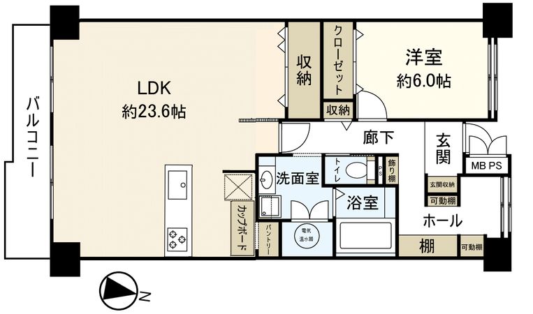 千里山田コーポラス A棟 間取図(平面図) 千里山田コーポラス A棟 間取図(平面図)