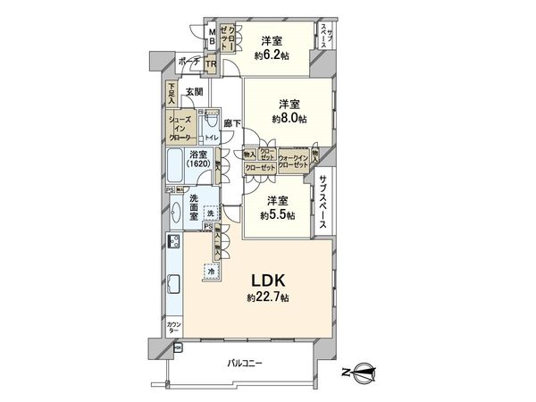 グランドメゾン千里中央東丘 Ⅰ番館 間取図(平面図) グランドメゾン千里中央東丘 Ⅰ番館 間取図(平面図)