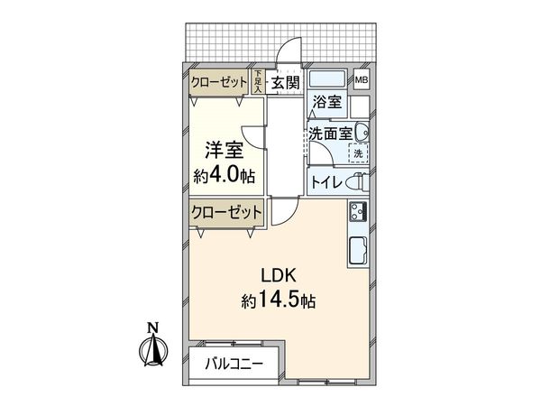 桃山台コーポラス 間取図(平面図) 桃山台コーポラス 間取図(平面図)