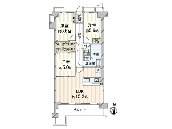 コート豊中桃山台 間取図(平面図) 間取図(平面図)